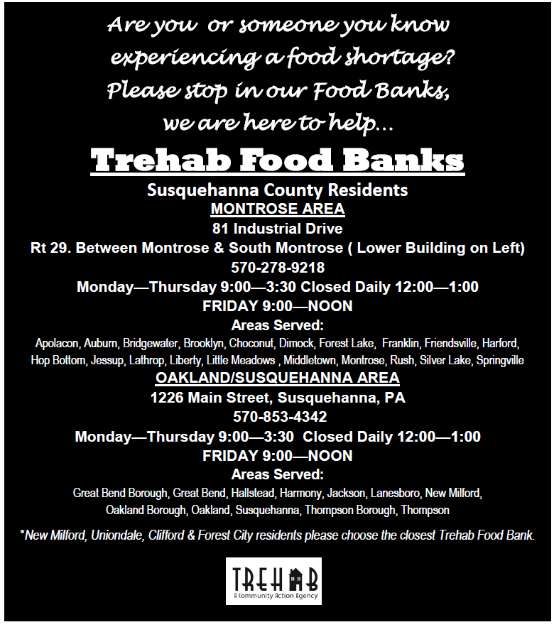 Trehab Food Bank